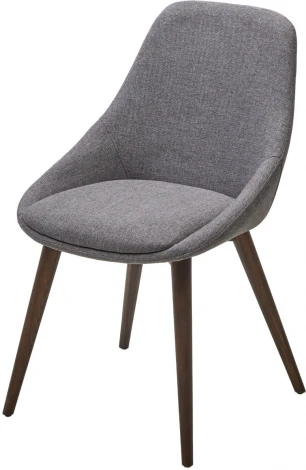 Стул M-City DANIEL Grey Lena-450, ткань / орех