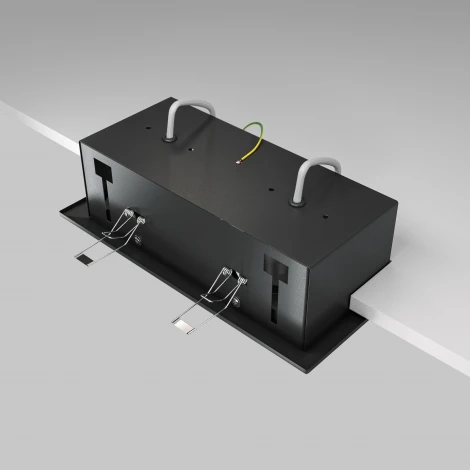 Встраиваемый светильник Metal Modern GU10 2x50Вт Maytoni Technical DL008-2-02-B (220V)