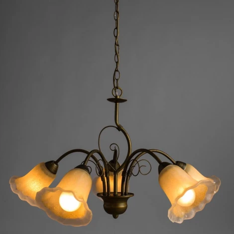 Подвесная люстра Arte Lamp Mormorio A9361LM-5BR