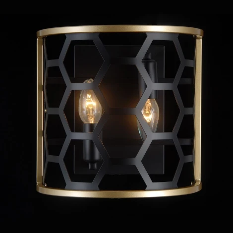 Настенный светильник Natali Kovaltseva Valencia 81059-2W MATT BLACK