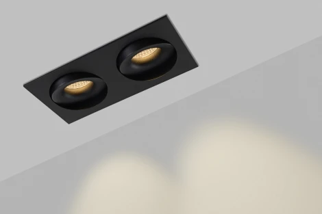 Встраиваемый точечный светильник Lumker COMBO 2 COMBO-2S2-BL (220V, круглые)