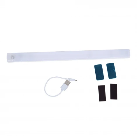 Светильник светодиодный для мебели с сенсором движения и освещенности, аккумуляторный (в/к) Uniel ULM-F60-2W/4000K/RECH SENSOR IP20 WHITE