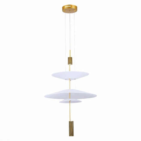 Подвесной светильник светодиодный Isola SL6101.213.01 (220V, на тросе, круглые, летающая тарелка)