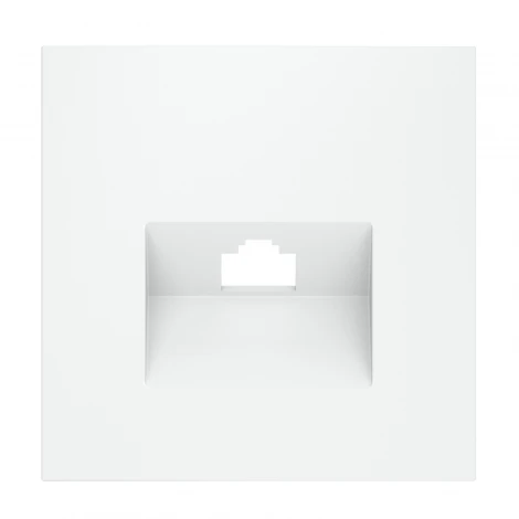 Накладка для розетки компьютерной RJ45 Voltum S70 VLS001302 (белый матовый)