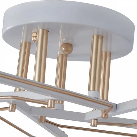 Потолочная люстра на штанге Arte Milano AMALFI 329508/5 WH+FG (220V)