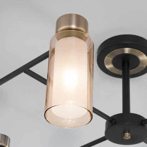 Потолочная люстра на штанге Eurosvet Amado 70115/8 черный (220V)