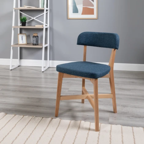 Стул Frank Pro БлюАрт/Натуральный бук R-Home арт.400010986h