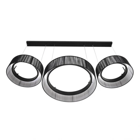 Подвесной светильник Lumion Kava 8371/70L черный, металл/текстиль/силикон LED 70W 3000/4000/6000K 220V