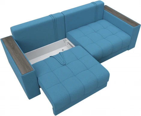 Диван прямой с декором Лига-049 НПБ Лига Диванов (Рогожка) арт.128385