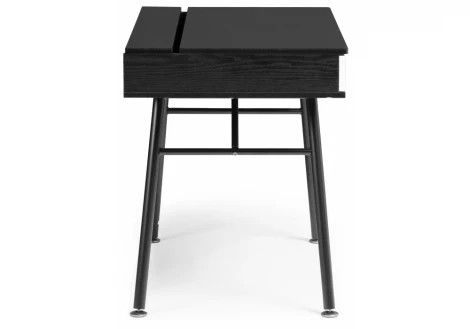 Компьютерный стол Woodville Soho black grained / white 11890