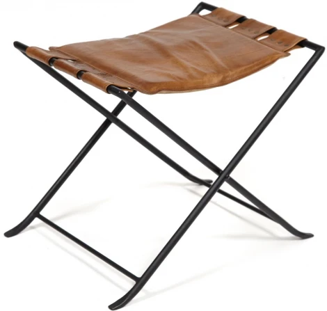 Стул Secret De Maison JACK ( mod. 608-L) Античный светлый (металл/кожа буйвола)