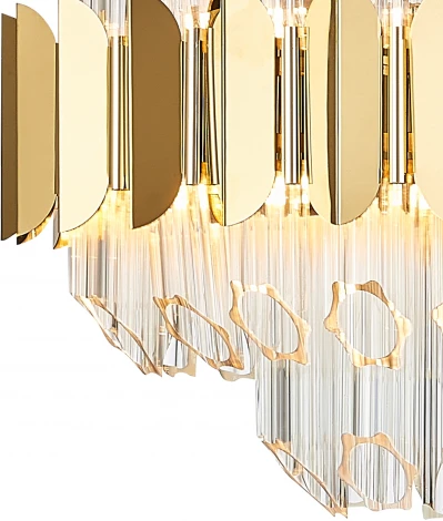 Подвесная люстра Natali Kovaltseva Rivera 81443/6C GOLD