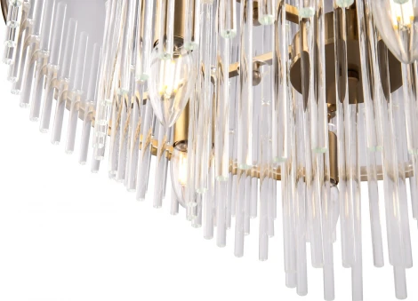 Потолочная люстра на штанге Agora FR5216PL-09BS (220V)