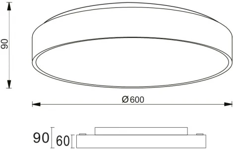 Потолочный светильник круглый Deko-Light Menkar 348204 (LED, 220V, круглые)