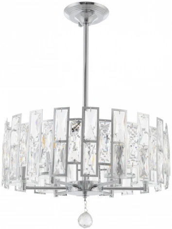 Подвесная люстра хрустальная на штанге Arte Milano Sorrento-4209 374209/6/350/470 CR (220V)