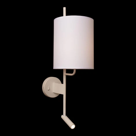 Бра для чтения Loft It Ritz 10253W/B White (220V, выключатель, круглые)