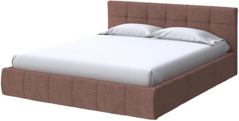 PROxSON Кровать Varna без основания (Ткань: Жаккард Tesla Брауни) 160x200