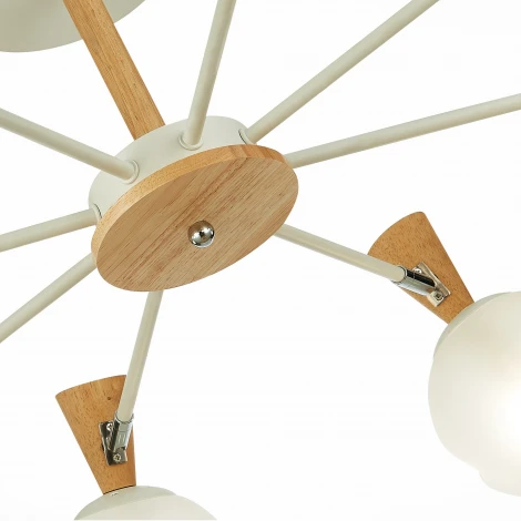 Потолочная люстра на штанге Evoluce Catania SLE220702-08 (шарики)