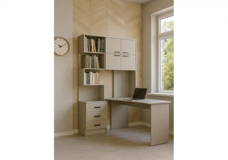 Компьютерный стол Эльброни правый кашемир 664907