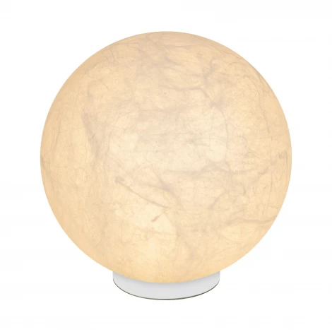 Настольная лампа SP-SILKA-TAB-R350-11W Warm2700 (WH, 330 deg, TOUCH-DIM) (Arlight, IP20, Натуральный шелк) 056889