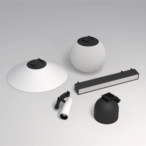 Трековый светильник 48V Denkirs Belty Spot DK5546-BW+BK (LED)