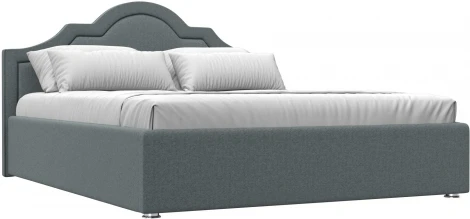 Кровать интерьерная Афина 160 (Серый/Рогожка) Лига Диванов арт.123045