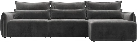 Диван угловой Лига-051 НПБ Лонг угол универсальный Лига Диванов (Велюр) арт.128667