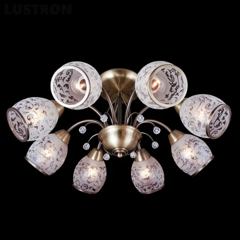 Потолочная люстра Eurosvet 30026 30026/8 античная бронза (220V, лепестки)