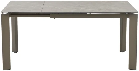 Стол CORNER 120 MATT LATTE STONE SOLID CERAMIC / TAUPE, ®DISAUR