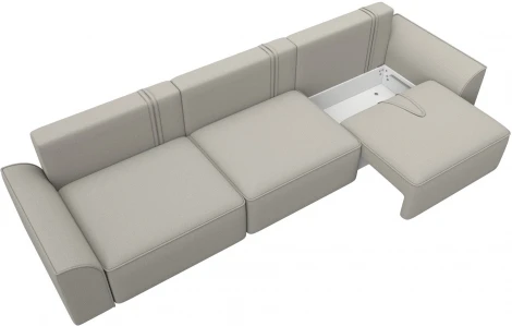 Диван прямой Лига-048 НПБ Лонг Лига Диванов (Рогожка) арт.128239