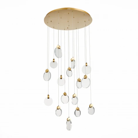 Подвесной светильник ST Luce Montecelio SL6104.203.16 (LED, 220V, хрусталь, на проводе)