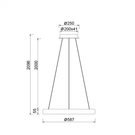 Подвесной светильник светодиодный Mantra Flats 9430