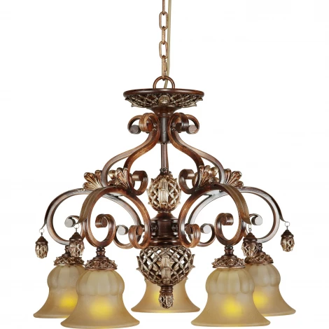 Подвесная люстра N-Light 705 705-05-52 antique silver + grainy brown