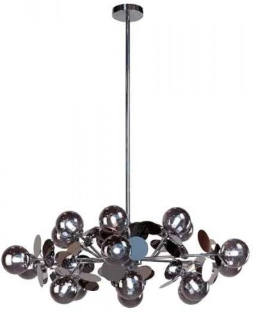 Подвесная люстра на штанге AM Group AM392 SP18 CHROM (220V, шар)