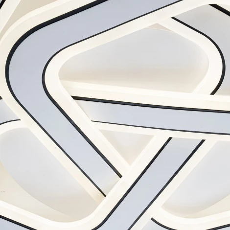 Потолочная люстра Escada Quant 10244/3 LED*140W White 10244/3LED (220V, пульт управления)