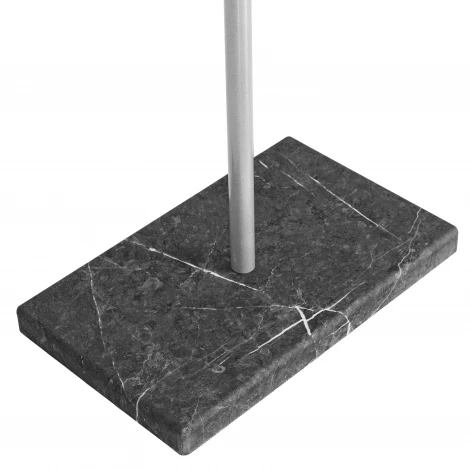 Вешалка напольная Пико 8 черный/металлик/торос графит софт Mebelik 009588