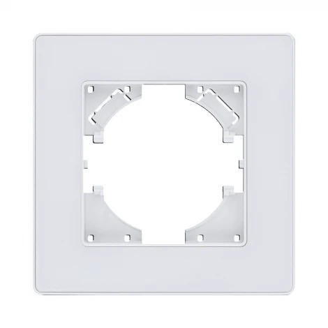 Рамка 1-постовая белый Kollinger Eleganz Acryl EA1WH