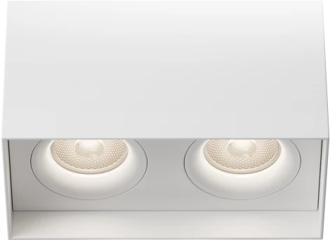 Накладной потолочный светильник Slim GU10 2x50Вт Maytoni Technical C015CL-02W (220V)