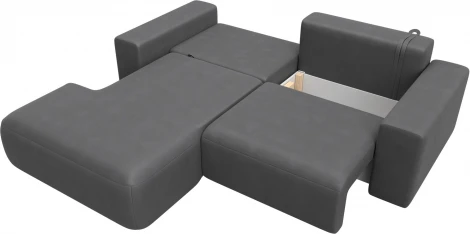 Диван угловой Лига-036 НПБ Классик левый угол Лига Диванов (Замша) арт.127741L