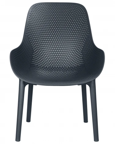 Набор 4 шт Кресло DOBRIN LONZO (антрацит (GR-12) с УФ-защитой)