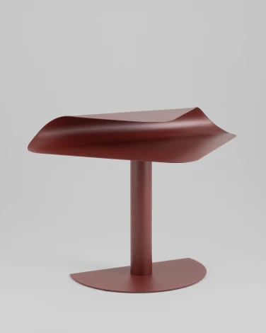 Журнальный столик Stool Group Cornea металл бордовый УТ000041895