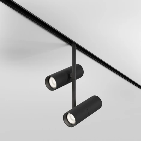 Трековый светильник магнитный 48V Maytoni Elti Duo TR005-2-2X12W4K-B (LED, круглые)