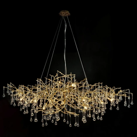Подвесная люстра Loft It Bijout 10067/1500 GD (220V, на тросе, ветки)