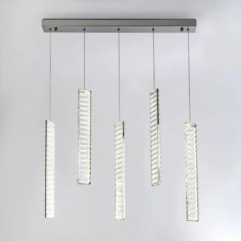 Подвесной светильник светодиодный хрустальный Modelux MODESTYLE MS.88909.5 CR