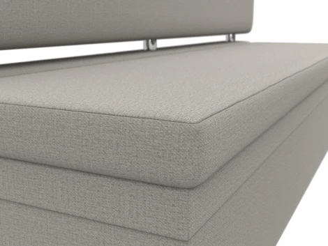 Диван кухонный прямой Стайл (Бежевый/Рогожка) Лига Диванов арт.123907