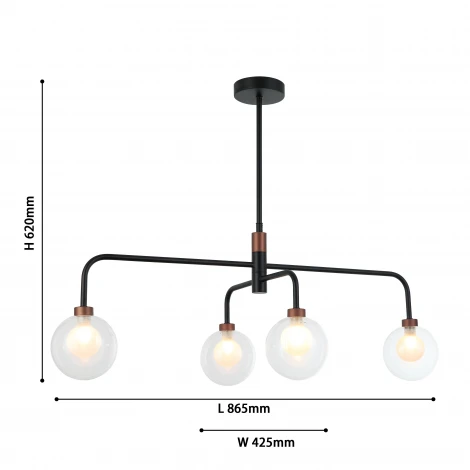 Потолочная люстра F-Promo Helir 2568-4P