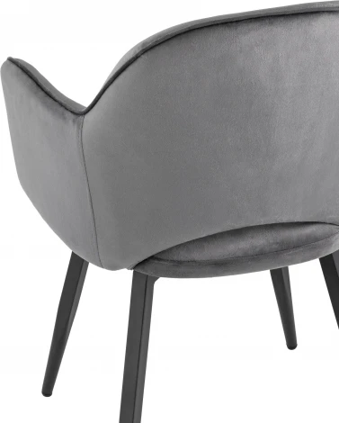 Стул Stool Group Венера вращающийся велюр серый