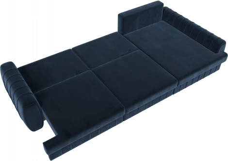 Диван угловой Лига-057 НПБ Лонг угол правый Лига Диванов (Велюр) арт.129305