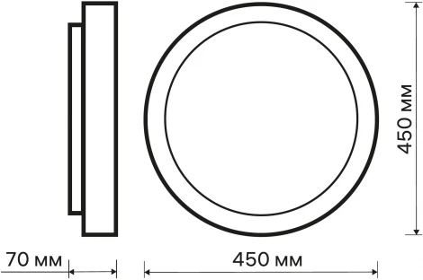 Светильник потолочный светодиодный диммируемый Ritter Saturn 52335 2