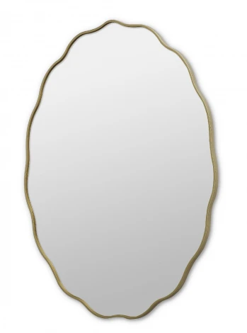 Fancy Oval Gold Зеркало в тонкой раме Smal Art-Zerkalo SM193GL 13832